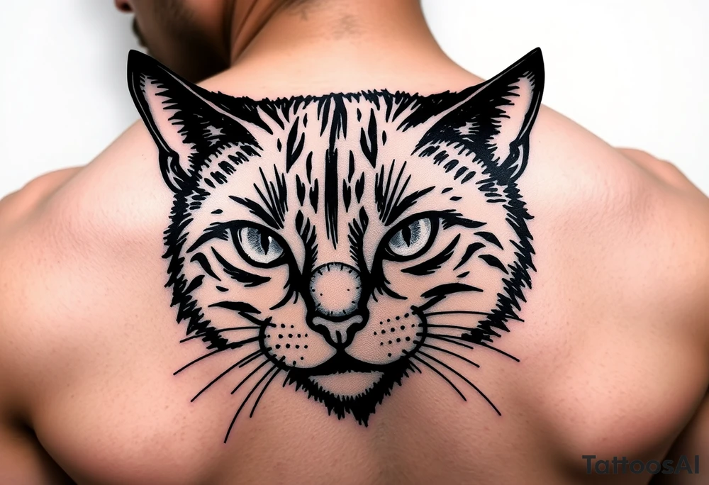 Black Cat tattoo idea