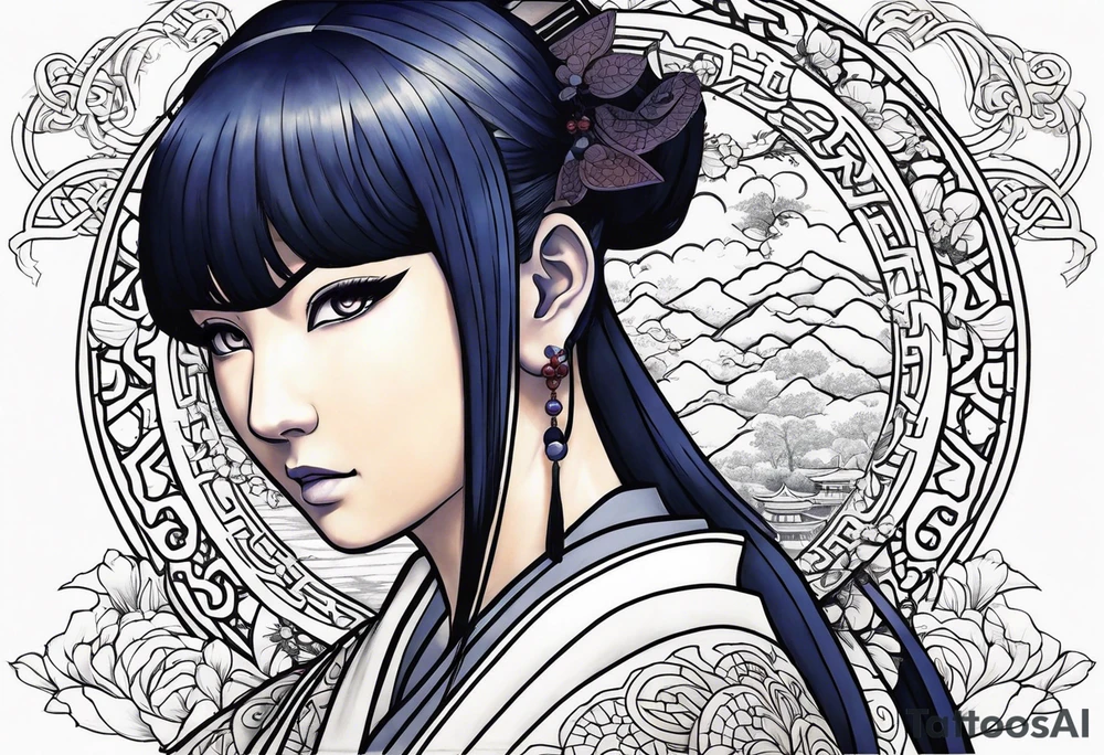 Hinata hyuga byakugan tattoo idea