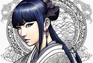 Hinata hyuga byakugan tattoo idea