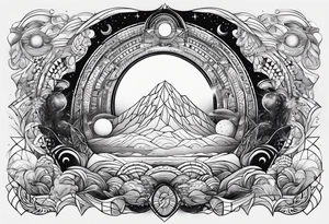 small wormhole tattoo tattoo idea