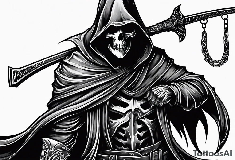 Grim reaper tattoo idea