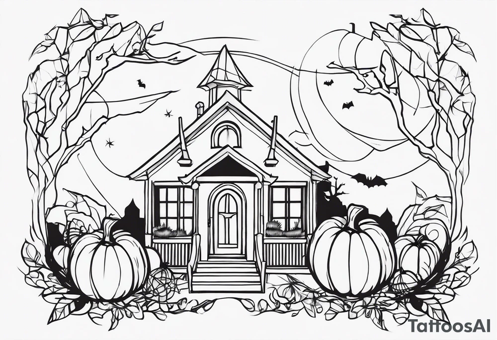 halloween tattoo idea