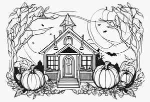 halloween tattoo idea