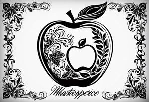 Apple tattoo idea