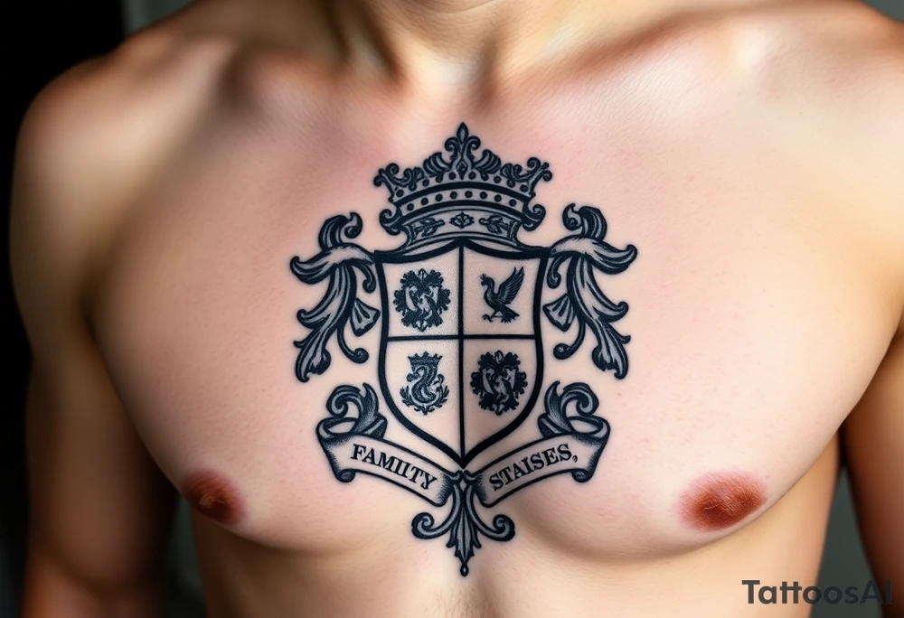 Smith, Irish family crest very intricate tattoo idea