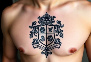 Smith, Irish family crest very intricate tattoo idea