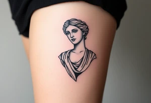 greek sculture 
female tattoo idea