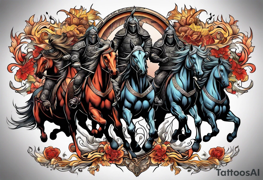 Four horsemen tattoo idea