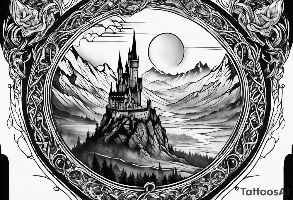 Lord of the rings forearm tattoo idea