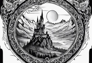 Lord of the rings forearm tattoo idea