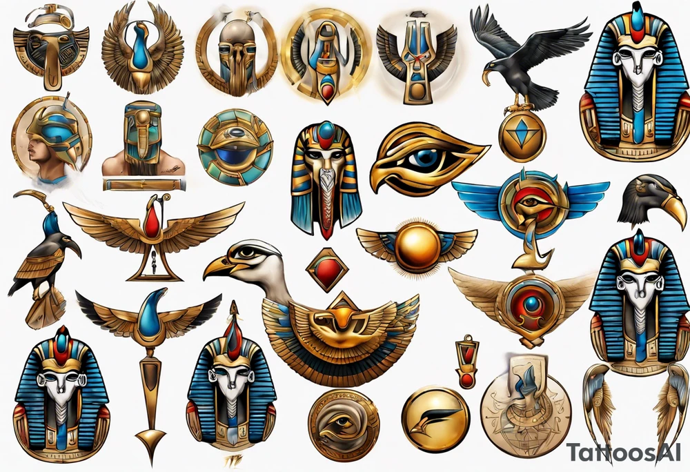 the legend horus tattoo idea