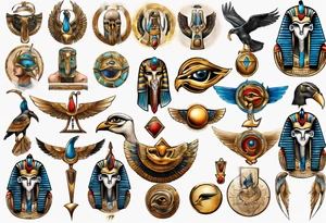 the legend horus tattoo idea