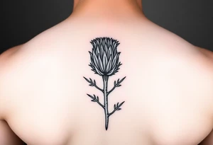 Scottish thistle tattoo idea