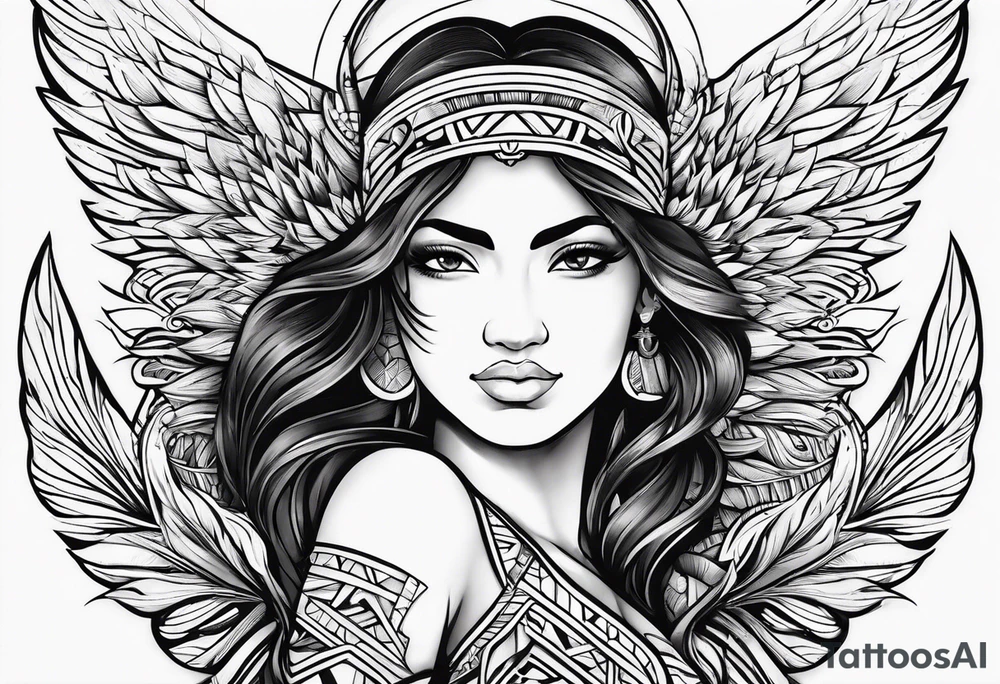Half polynesian a angel on the inner bicep phillippines inspire the rest tattoo idea