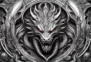 Dragon, uroboro tattoo idea