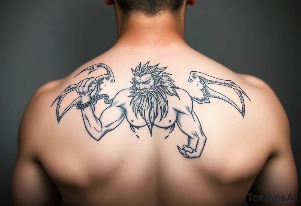 poseidon tattoo idea
