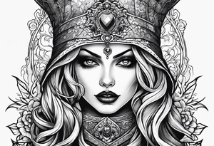 lady death tattoo idea