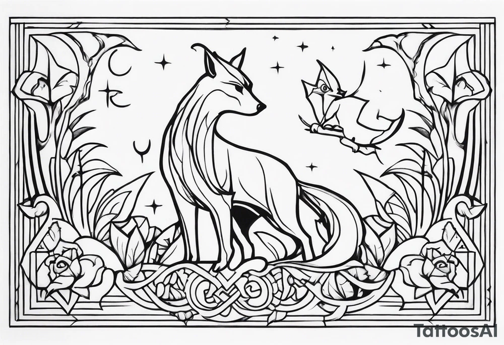 medievil animals tattoo idea