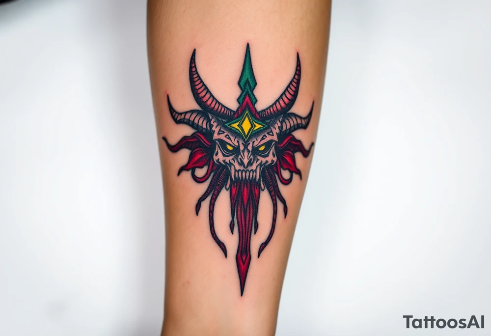 Sheogorath prince of madness from elder scrolls tattoo idea