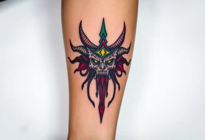 Sheogorath prince of madness from elder scrolls tattoo idea