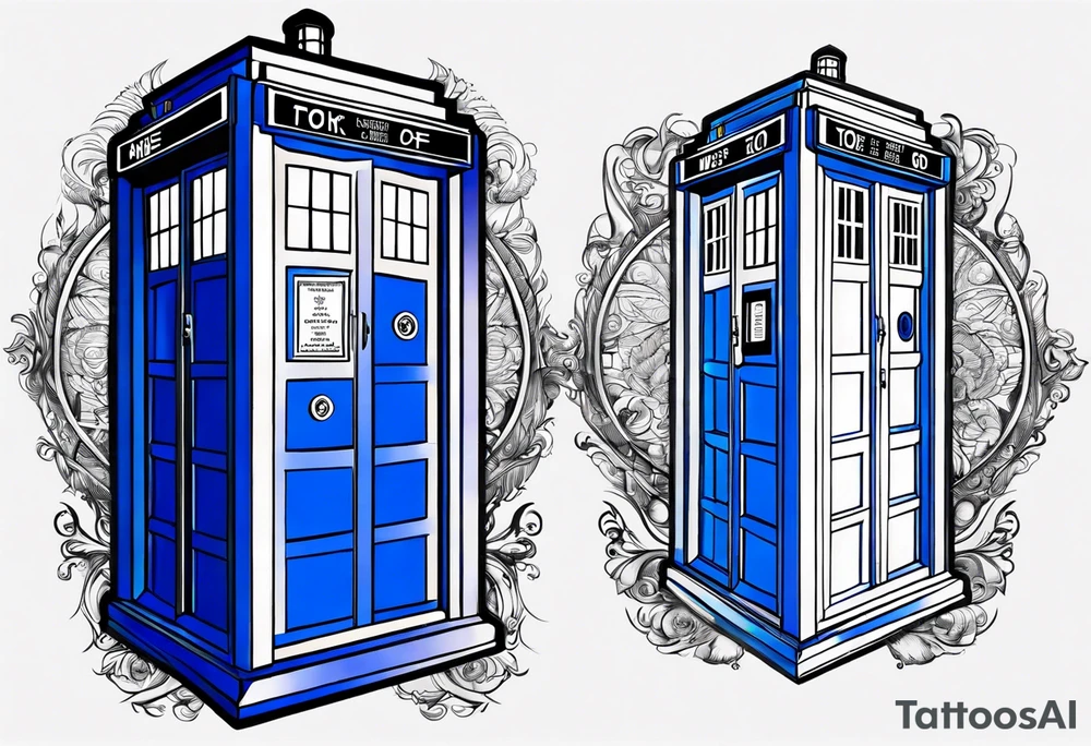 The Tardis. tattoo idea