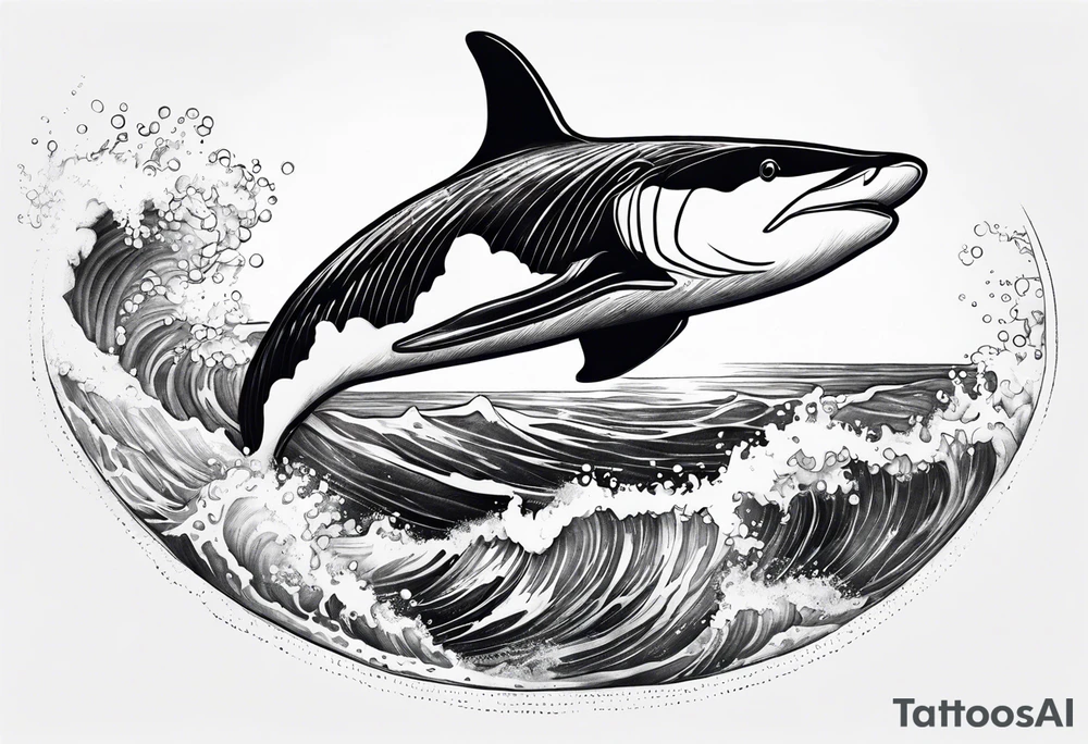ocean tattoo idea