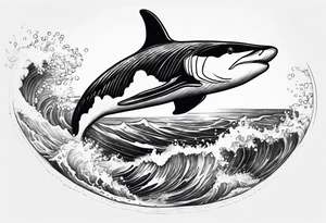 ocean tattoo idea