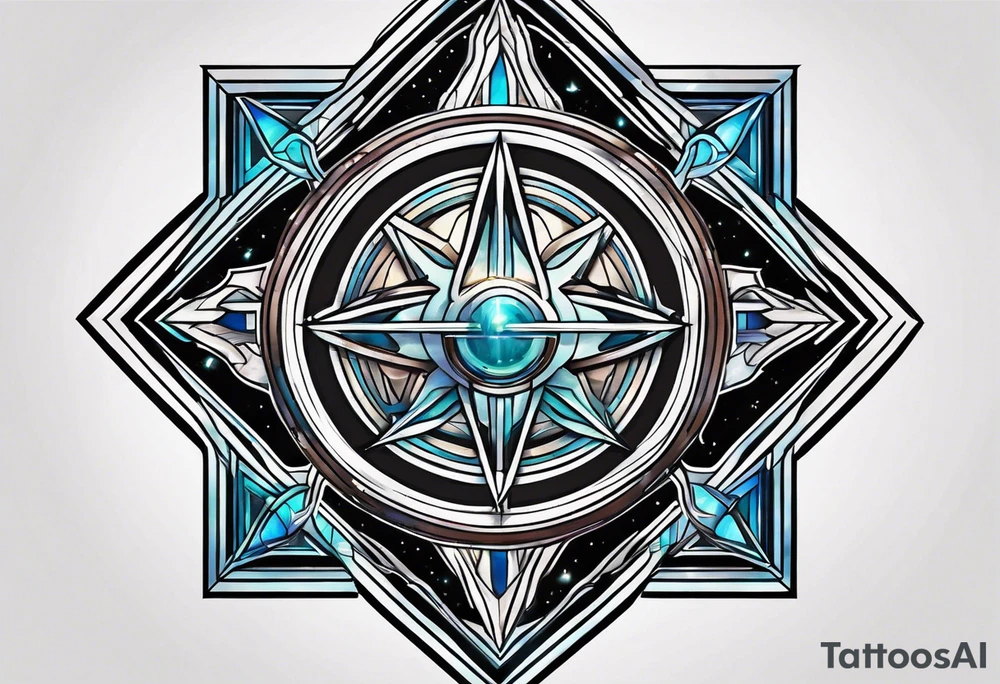Jedi symbol in a square tattoo idea