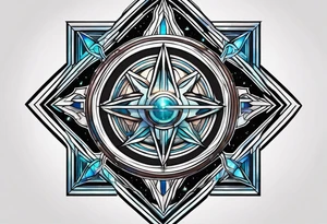 Jedi symbol in a square tattoo idea