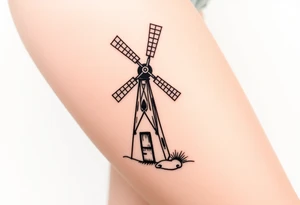 Windmill tattoo idea