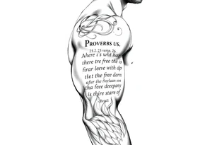 proverbs 26 verse 25 through 26 tattoo idea
