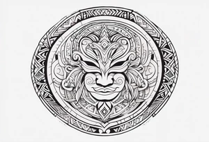 maori neck design tattoo tattoo idea