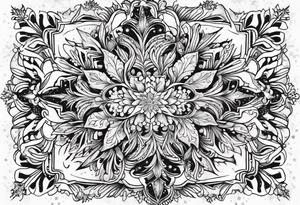 snowflakes tattoo idea