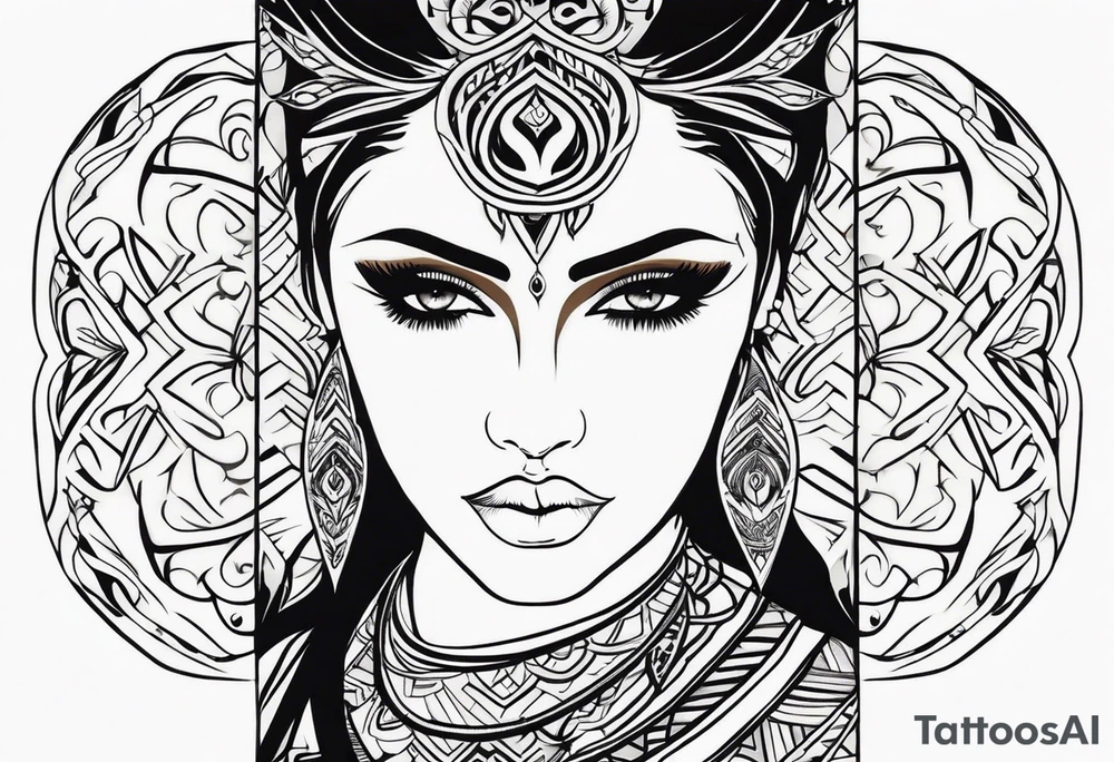 Tribal, picture of naked lady tattoo idea
