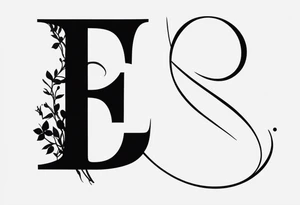 I want a minimal tattoo with combination of the letters Y and D tattoo idea