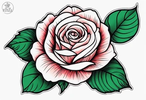 Rose  with Chelsea name tattoo idea