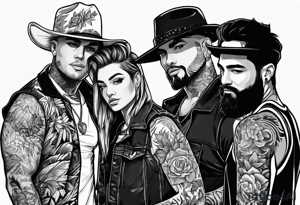 masculine friendship tattoo idea tattoo idea