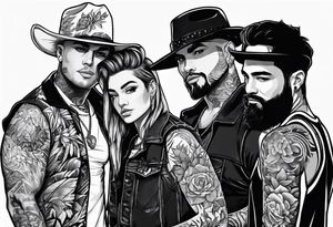 masculine friendship tattoo idea tattoo idea
