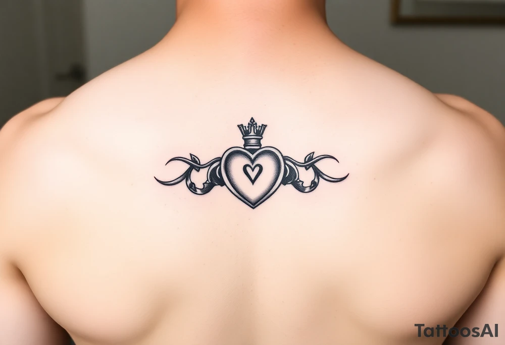Irish claddagh ring tattoo idea