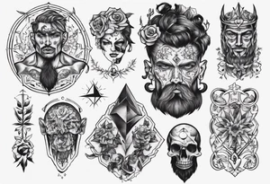 tattooed man tattoo idea
