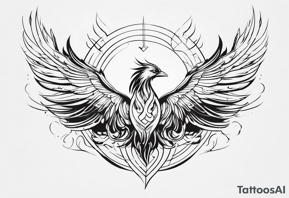phoenix tattoo idea