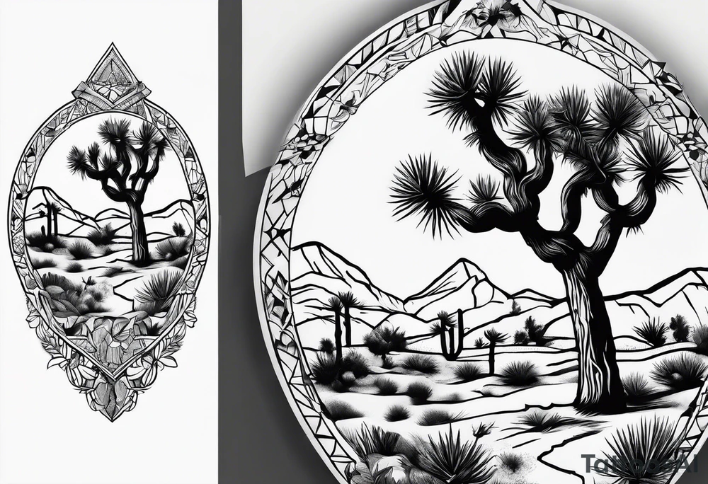 Joshua tree tattoo idea