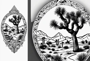 Joshua tree tattoo idea