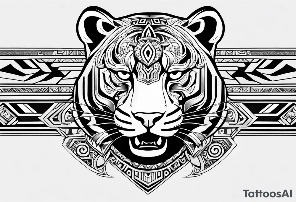 jaguar aztec tattoo idea