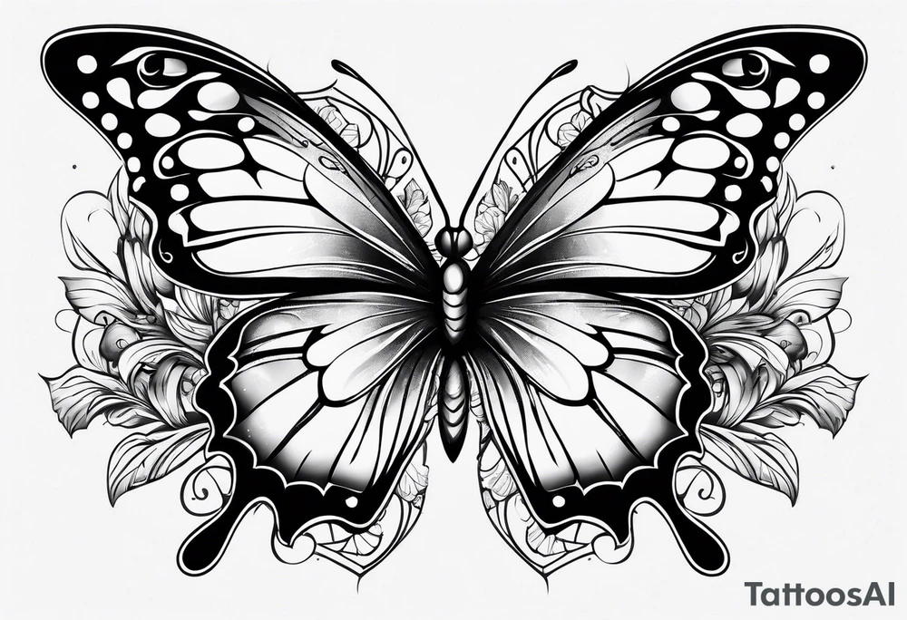 Butterflies tattoo idea