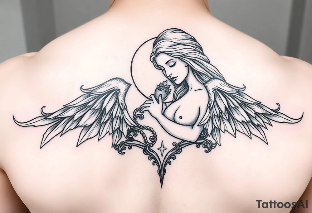 Sleeping beauty sleeve tattoo idea