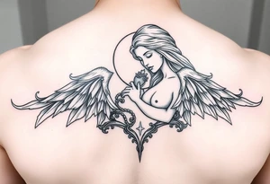 Sleeping beauty sleeve tattoo idea