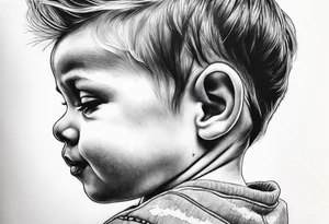 My first son tattoo idea