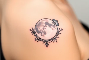 The moon tattoo idea