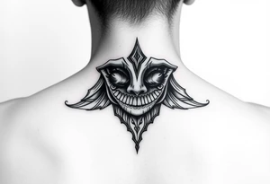 Feminine Christian jaw and throat tattoo tattoo idea